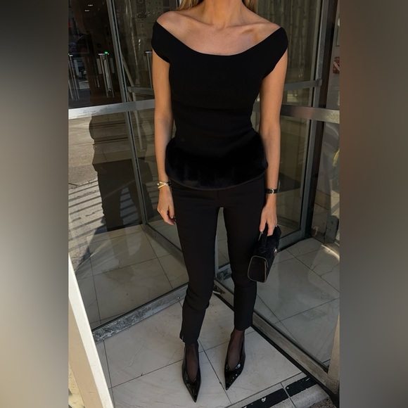 Toteme Wedge Slingback Pumps, 39, Black - Picture 10 of 14